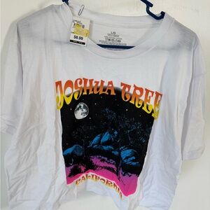 White Joshua Tree Graphic T-Shirt NWT